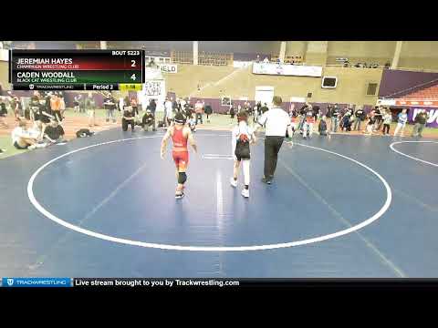 86 Lbs 1st Place Match - Jeremiah Hayes, Champaign Wrestling Club Vs Caden Woodall, Black Cat Wres