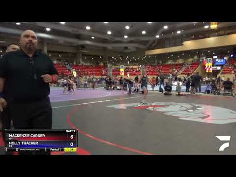 112 Lbs Quarterfinal - Mackenzie Carder, OH Vs Holly Thacher, KS 3ef4