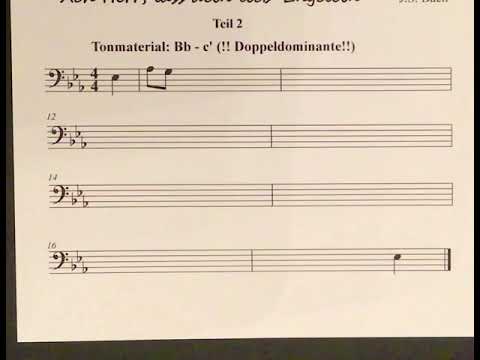 Ach Herr, lass dein lieb‘ Engelein (2. Teil)