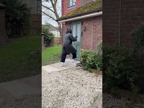 Today is my birthday, but I can’t get inside. Thank you for all the messages#learnfromkhaby #comedy