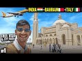 India to Rome, Italy via Bahrain | Bahrain Free Transit visa & City Tour.