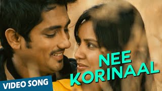 Nee Korinaal Official Video Song  180  Siddharth  