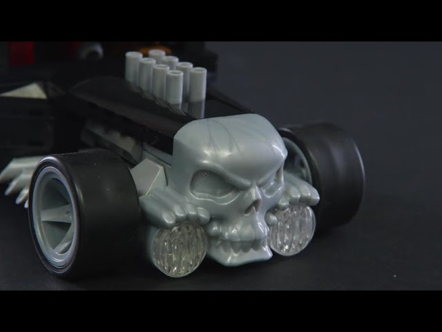 Vídeo relacionado con Mega Construx Hot Wheels Bone Shaker Coche de Juguete de Bloques de construcción, Incluye Figura, para niños +10 años (Mattel HBD50)