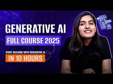 Generative AI Full Course (2025) | Gen AI Tutorial For Beginners | Intellipaat