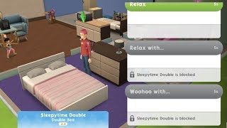 How to unblock the sleepy time double Sims Mobile