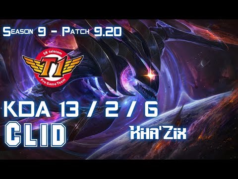 SKT T1 Clid KHA'ZIX vs XIN ZHAO Jungle - Patch 9.20 EUW Ranked