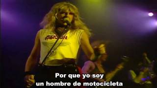 Saxon - Motorcycle Man [Subtitulado en spañol] HD