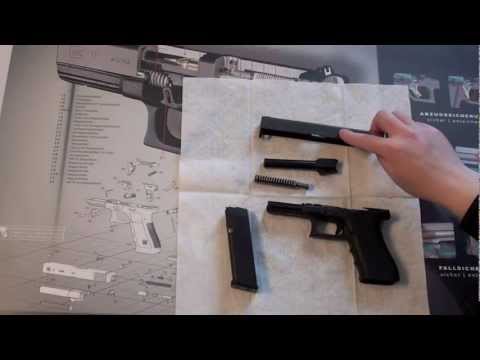 Function of the Glock pistol explained using the Glock 17