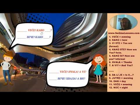 Serbian Greetings A1 - Lesson 2