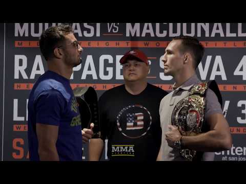 Bellator 206: Gegard Mousasi vs. Rory MacDonald Media Day Staredown