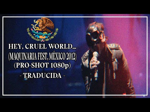 Marilyn Manson - Hey, Cruel World (Maquinaria Fest, Guadalajara, Mex. 2012) (1080p) //TRADUCIDA//
