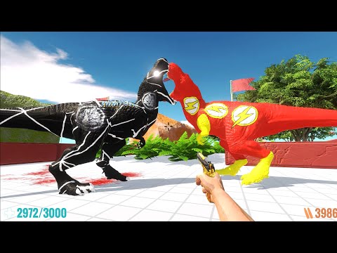 FPS AVATAR ESCAPE from BLACK PANTHER T-REX - Animal Revolt Battle Simulator ARBS