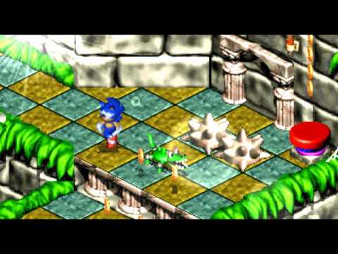 Sonic 3D Blast (Sega Saturn) - Rusty Ruin Zone Act 1 in major key