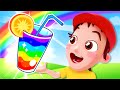 Rainbow Juice Song 🌈| Colors Song & Nursery Rhymes