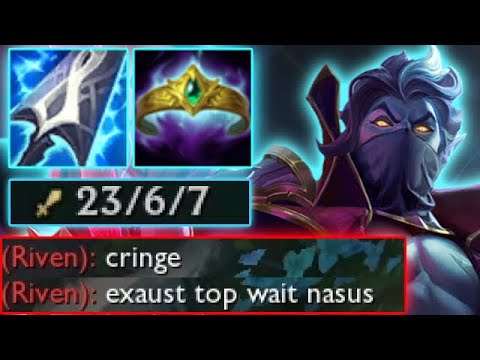 Muramana Kassadin is KINDA INSANE! - AD Hybrid Kassadin Top vs Riven - League of Legends Off Meta