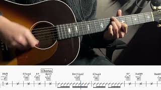 Radiohead - Nice Dream (Acoustic Guitar Cover with TAB)