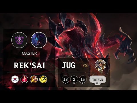 Rek'Sai Jungle vs Xin Zhao - KR Master Patch 9.11