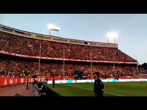 Pitada al himno de España en la final de Copa 2016