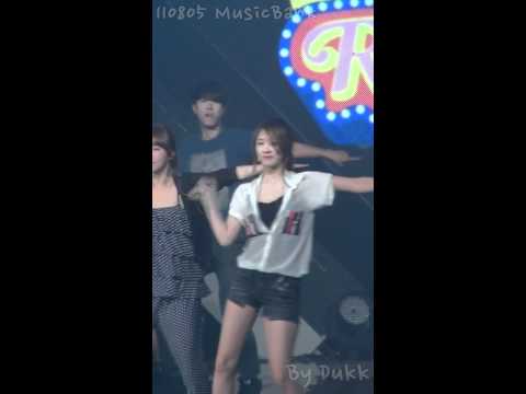 110805 T-ara Roly Poly Rehearsal (Jiyeon fancam) HD