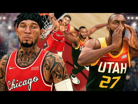 LVP SHUTS DOWN Rudy Gobert! Zach Lavine Contact Dunk On Rudy Gobert!