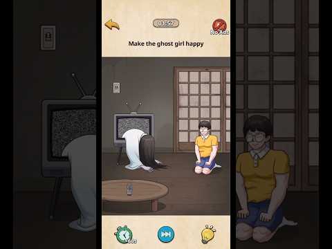 Nightmare Puzzle: The Unknown - Level 11 - Make the ghost girl happy.