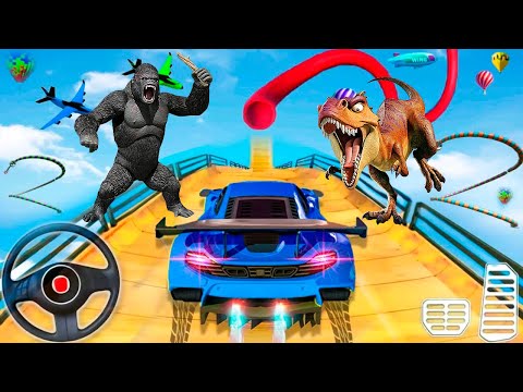 ✅Police Car Stunts GT Ramp 2022 - Impossible Car Racing Stunts 3D - Android Gameplay #27
