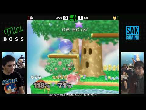 Mini Boss 5 SSBM Top 32 Winners Quarters - CPU0 (Jigglypuff) vs Keo (Fox)