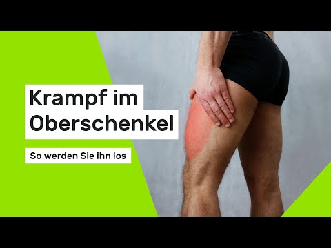Krampf im Oberschenkel: So werden Sie ihn los