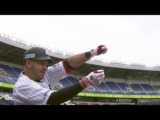 【8回裏】絶好調!! マリーンズ・レアードの勝ち越しホームラン!! 2020/6/28 M-B