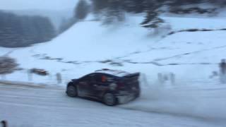 preview picture of video 'WRC Rally Monte Carlo ES6 Janvier 2013 St Bonnet Le Froid'