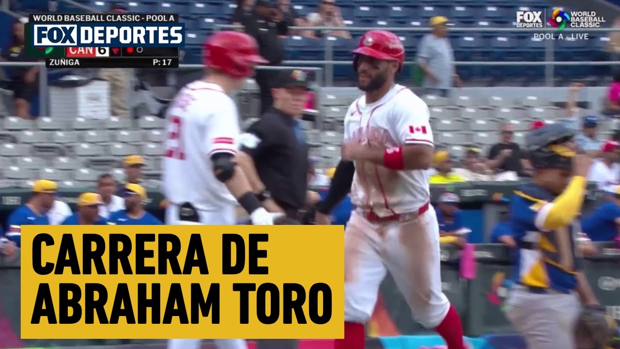 🤩🔥 CARRERA DE Abraham Toro | Colombia 2-6 Canadá | World Baseball Classic 2026.