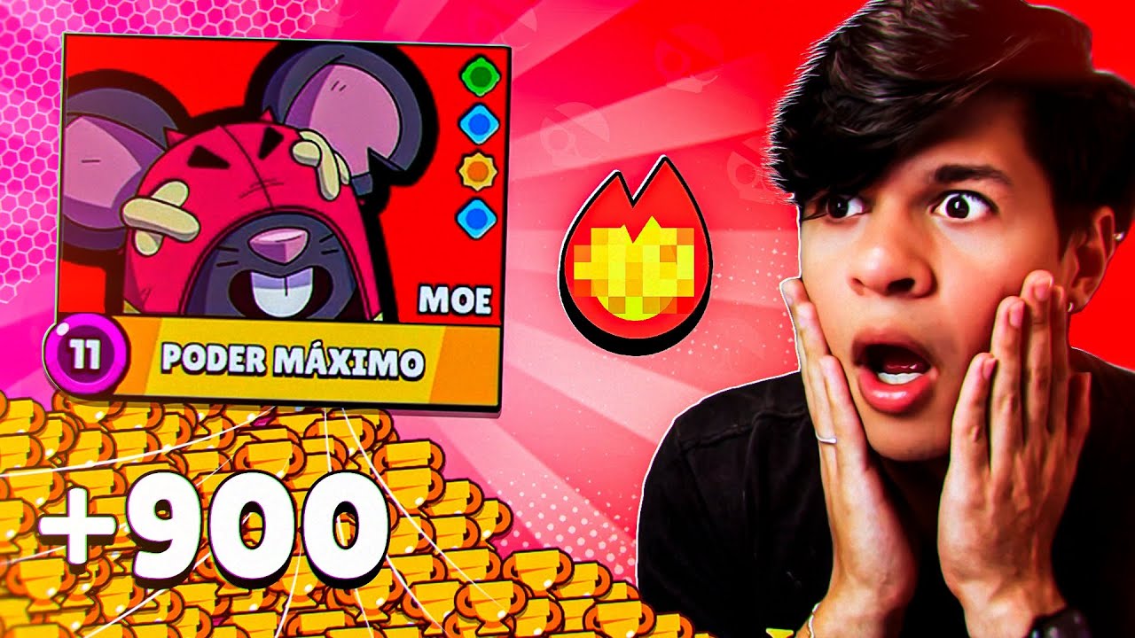 QUASE 1K de TROFÉUS sem PERDER! JOGUEI com o MOE!