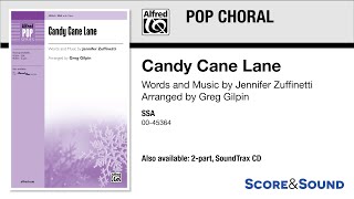Candy Cane Lane, arr. Greg Gilpin – Score &amp; Sound