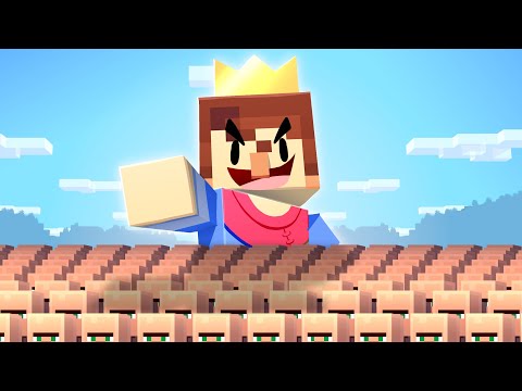 Unbelievable: I Became KING of Villagers in Minecraft!