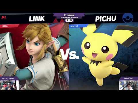 FREAKS Ultra 57 Singles Winners Semis: FRKS | JAMA (Link) vs DankDDD (Pichu)