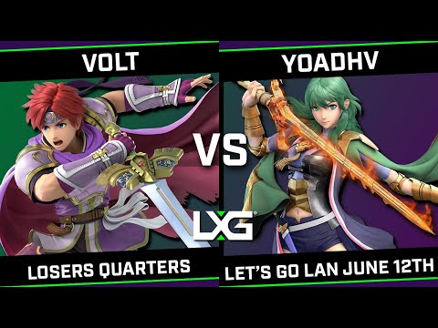 Volt (Link/Roy) vs YoAdhv (Bowser/Byleth) - LXG Let's Go LAN June 12th