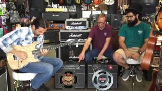 Video thumbnail for Celestion Rocket 50 vs. WGS Veteran 30 w/ Blackstar HT Studio 20 | British Audio by British Audio