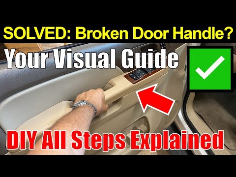 ✅ Replace Broken Door Pull Handle on Yukon Tahoe Suburban Denali Silverado Sierra