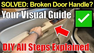 ✅ Replace Broken Door Pull Handle on Yukon Tahoe Suburban Denali Silverado Sierra
