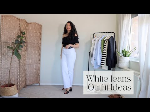 Spring/Summer Outfit Ideas - How to style white jeans