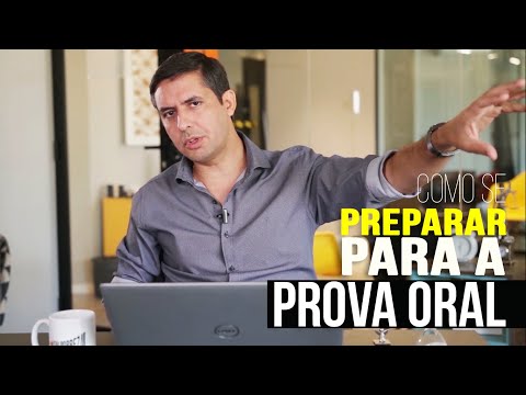 Como se preparar para a prova oral | Aragonê Fernandes