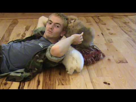 Rose playing at 7 weeks