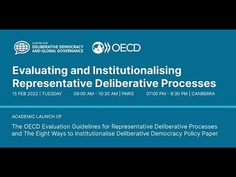 Evaluating and institutionalising representative deliberative processes
