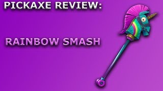 Rainbow Smash Pickaxe Review + Sound Showcase! ~ Fortnite Battle Royale