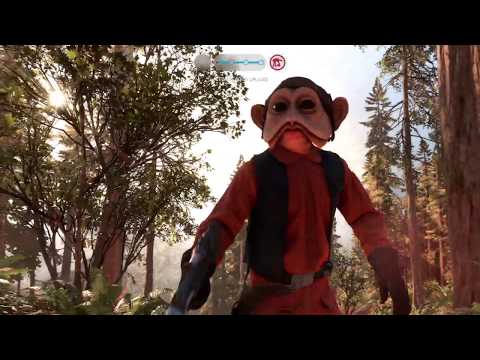Star Wars Battlefront: 1 106 Nien Nunb killstreak!