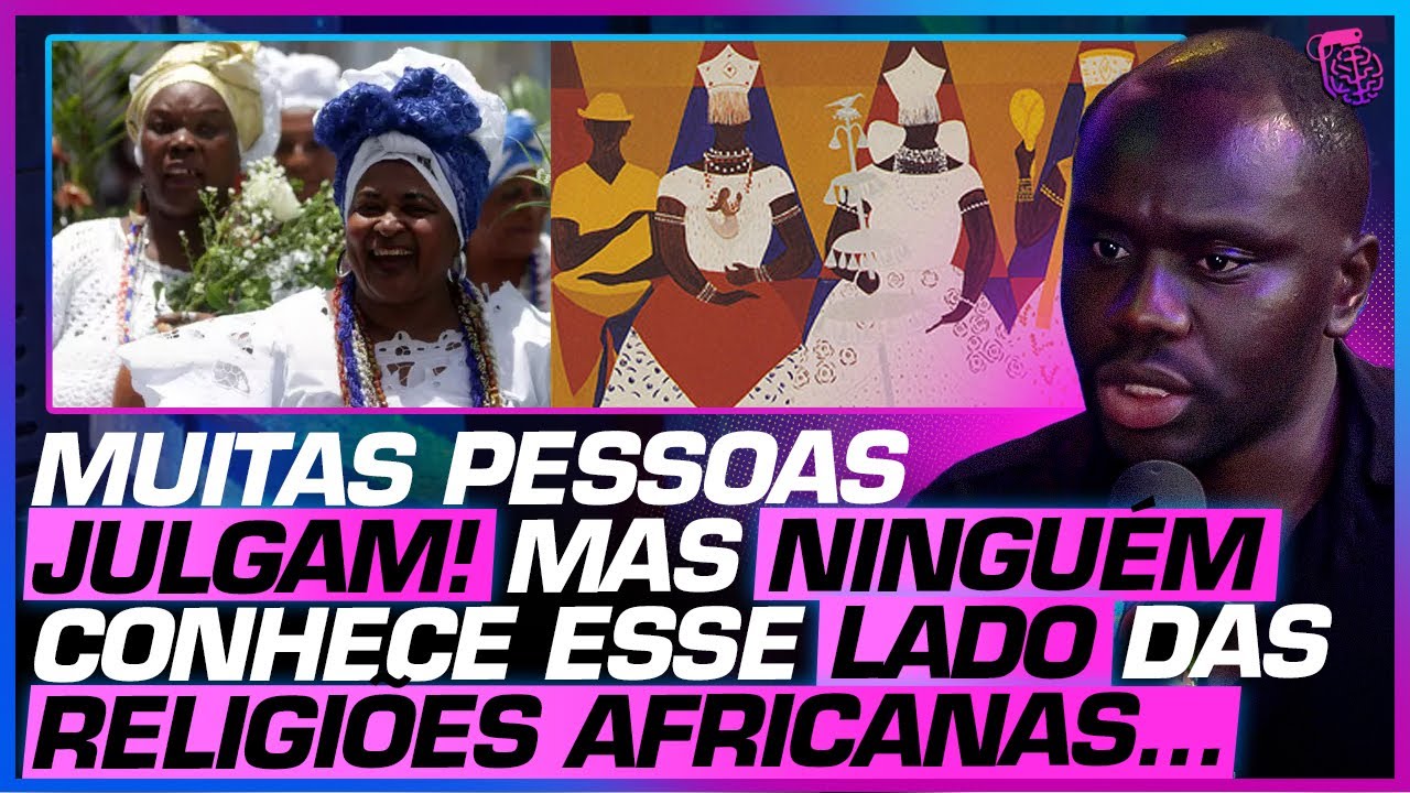 O LADO ESPIRITUAL da ÁFRICA é  DIFERENTE do que APRENDEMOS! - ESMAEL, YURAN TINTA E MISTER PRAV
