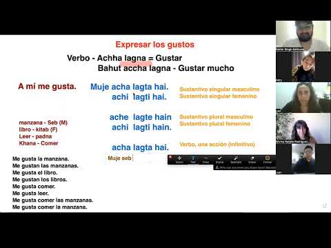 Expresar los gustos en Hindi Parte 1-  Lección 6