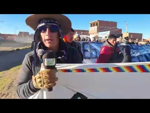 CUARTO DÍA DE LA MARCHA POR LA VIDA Y PARA SALVAR BOLIVIA, PATACAMA - AYO AYO