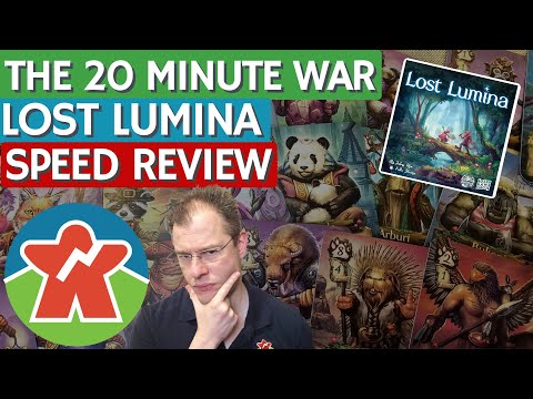 Lost Lumina - Board Game Review - The 20 Minute War