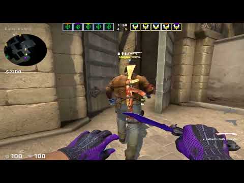 CSGO POV Vitality dupreeh (22/14) vs Sprout (dust2) @ IEM Cologne 2022 Play-In